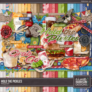 Hold the Pickles Page Kit by Aimee Harrison
