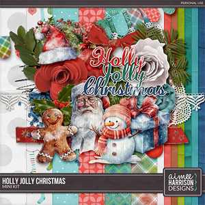 Holly Jolly Christmas Mini Kit by Aimee Harrison