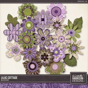 Lilac Cottage Blooms by Aimee Harrison