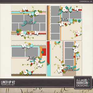 Lined Up #2 Template Set by Aimee Harrison