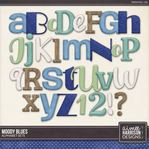 Moody Blues Alpha Sets by Aimee Harrison
