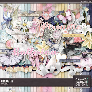 Pirouette Page Kit by Aimee Harrison