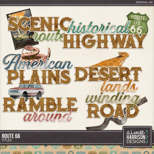 Route 66 Titles by Aimee Harrison