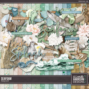 Seafoam Page Kit by Aimee Harrison