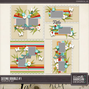 Seeing Double #1 Template Set by Aimee Harrison