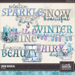 Snow Magical Titles by Aimee Harrison