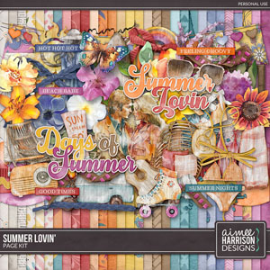 Summer Lovin' Page Kit by Aimee Harrison