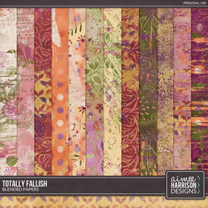 Totally Fallish Blended Papers by Aimee Harrison