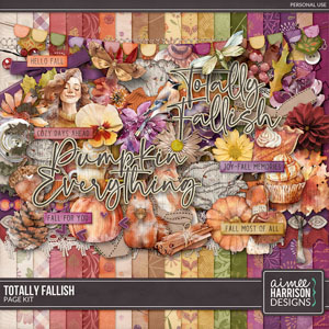 Totally Fallish Page Kit by Aimee Harrison