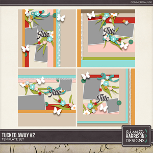 Tucked Away #2 Template Set by Aimee Harrison