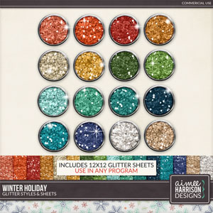 Winter Holiday Glitters by Aimee Harrison
