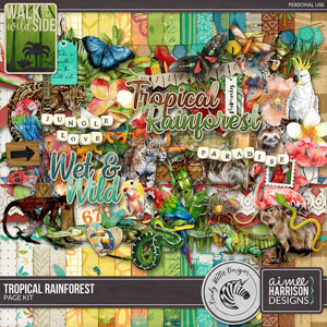 Tropical Rainforest Page Kit by Aimee Harrison & Cindy Ritter