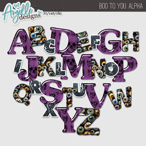 Boo To You Alpha by Angelle Designs