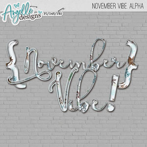 November Vibe Alpha by Angelle Designs