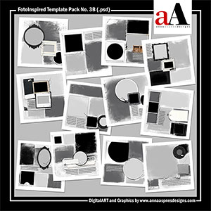 FotoInspired Template Pack No 3B