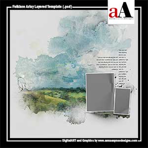 Folklore Artsy Layered Template