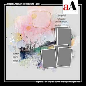 Linger Artsy Layered Template