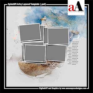 Spindrift Artsy Layered Template