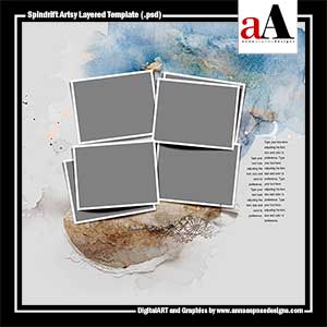 Spindrift Artsy Layered Template