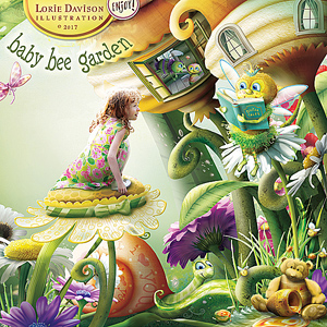 Baby Bee Garden (With everything in it!) by Lorie Davison