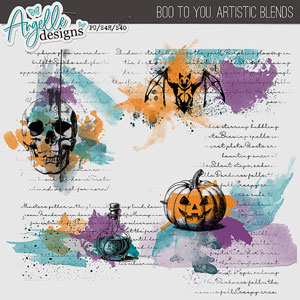 Boo To You Artistic Blends by Angelle Designs 