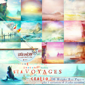 The Somewhat Perillous Sea Voyages of Cealio Bright Sea Papers by Lorie Davison