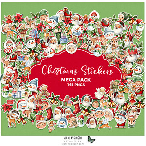 Christmas Stickers Mega Pack