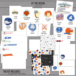 At The Ocean Journal Cards