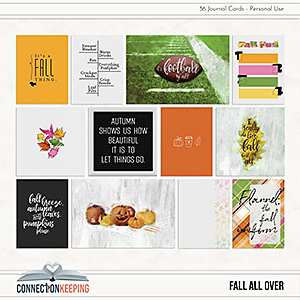 Fall All Over Journal Cards
