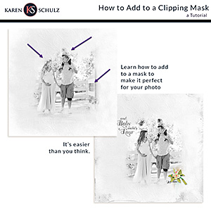 How to Add to a Clipping Mask Tutorial