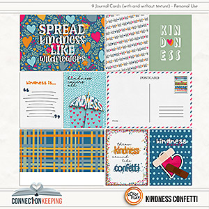 Kindness Confetti Journal Cards