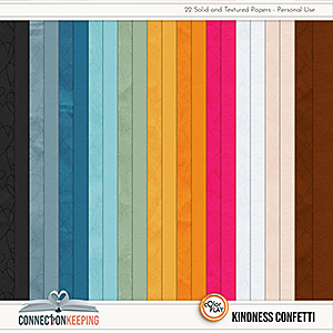 Kindness Confetti Solid Papers