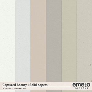 Captured Beauty Solid Papers