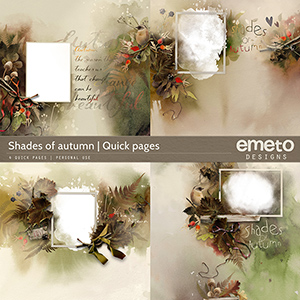 Shades of Autumn Quick Pages