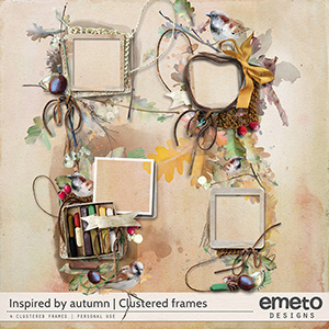 Inspired by autumn - clustered frames