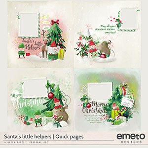 Santa's Little Helpers Quick Pages