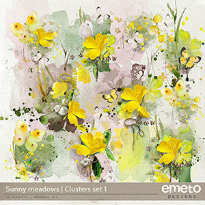 Sunny meadows - clusters set 1