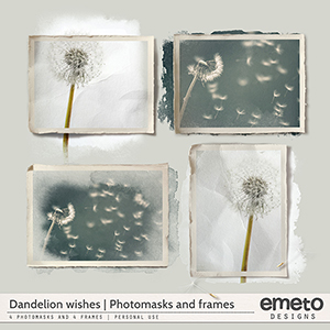 Dandelion Wishes Frames and Masks