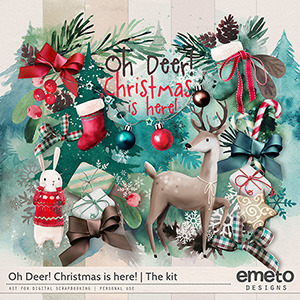 Oh Deer! Christmas is here! - The kit