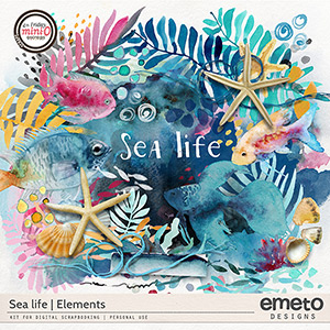 Sea life - elements