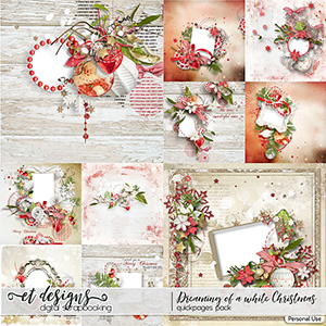 Dreaming of a white Christmas Quickpages by et designs