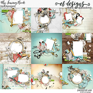 My Sewing Nook Quickpages by et designs