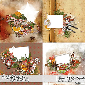 Spiced Christmas Quickpages by et designs