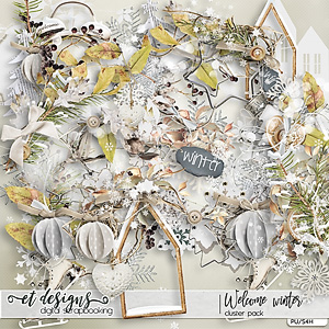 Welcome Winter Clusters by et designs