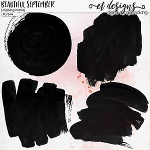 Beautiful September Clipping Masks