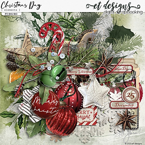 Christmas Day Elements by et designs