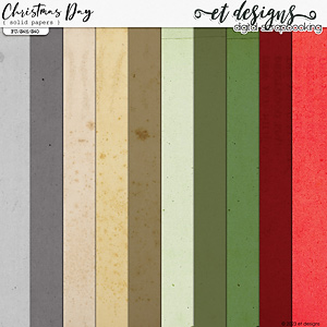 Christmas Day Solid Papers by et designs