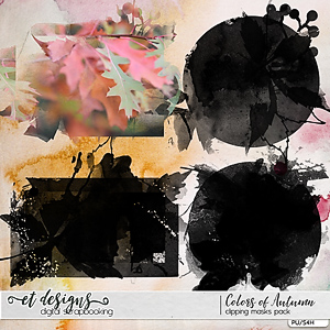 Colors of Autumn Clipping Masks