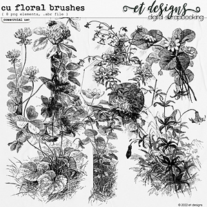 CU Floral Brushes by et designs