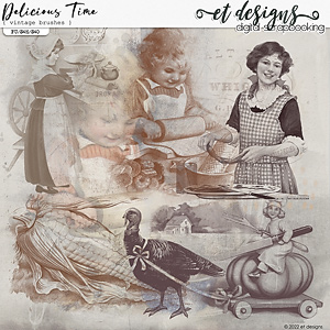 Delicious Time Vintage Brushes by et designs